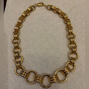 Vintage Gold Chain Necklace 18” costume jewelry